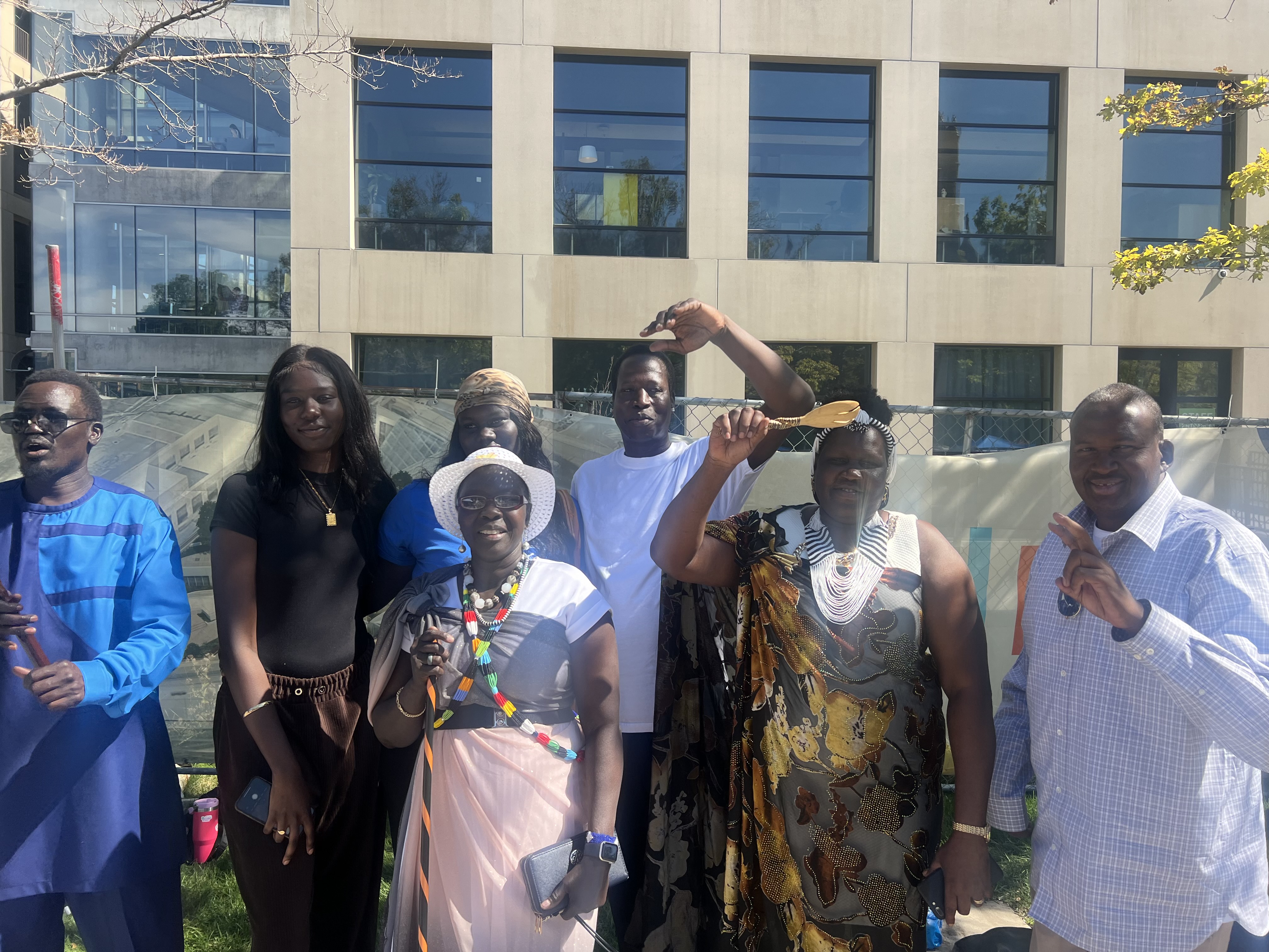 Somali community members posing for photo
